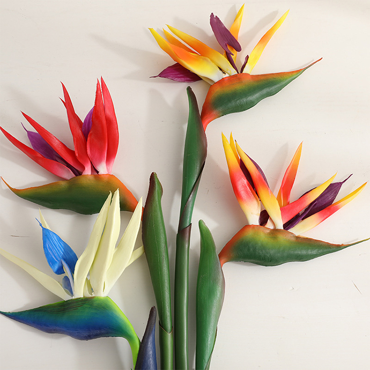 Bird Paradise Strelitzia - 인조 스트렐리치아 꽃 2개, 80cm 길이의