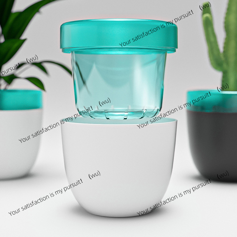 자동 물 흡수 게으른 화분 무급수 수지 플라스틱 다육식 - Aloe Vera Pot 리뷰 및 가격