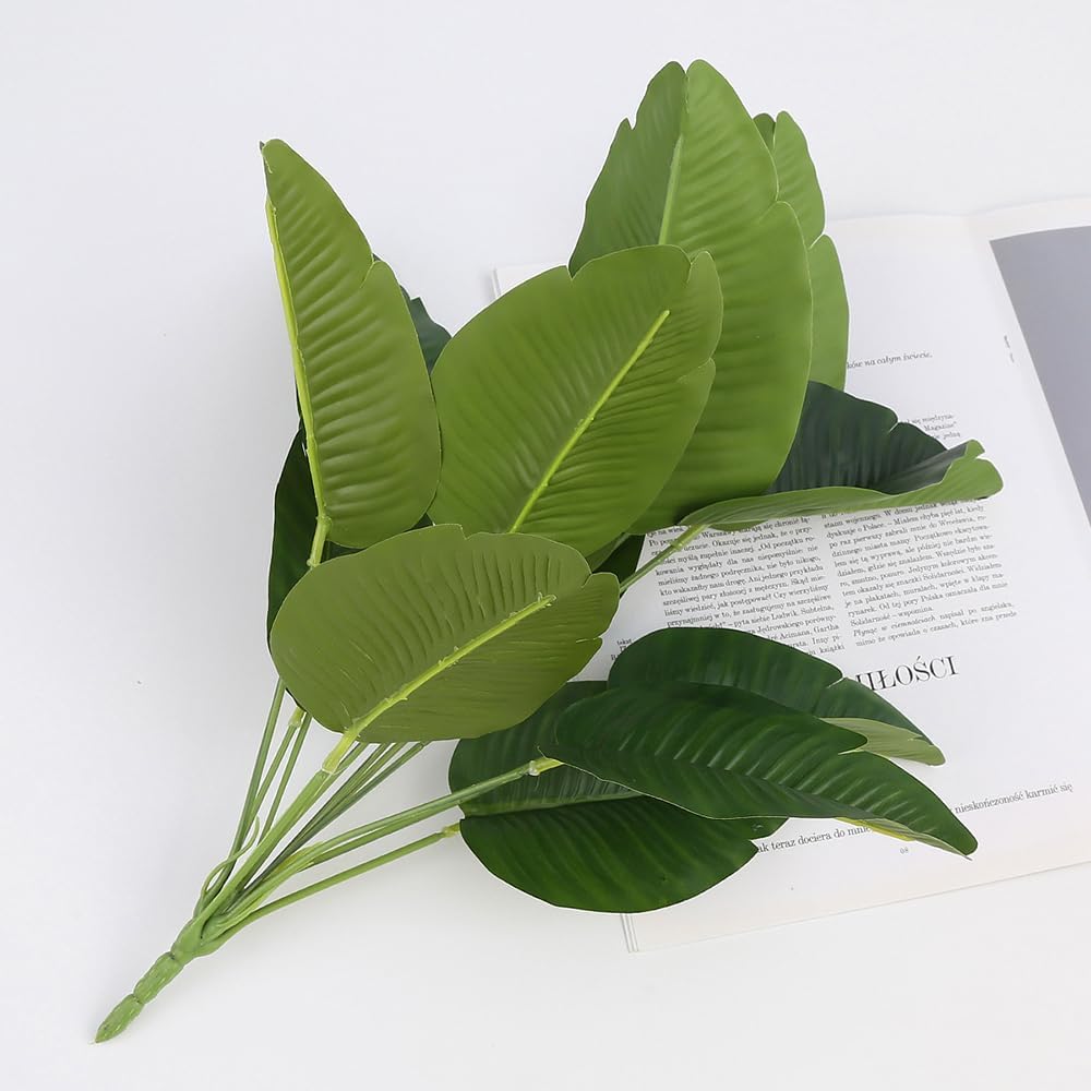 2 Pcs 인공 극락조 식물 17 