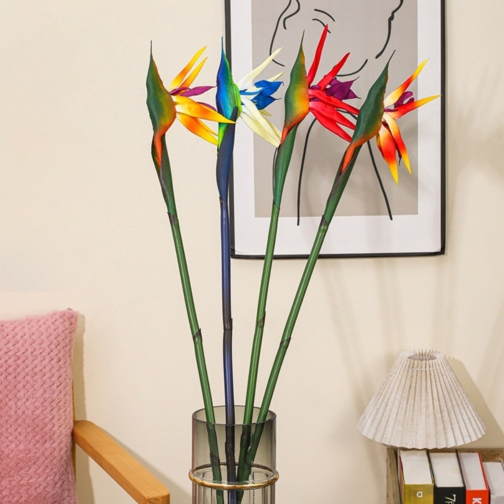 긴 줄기 인조 버드 오브 파라다이스 장식용 DIY 인조 - Bird Paradise Strelitzia 리뷰 및 가격